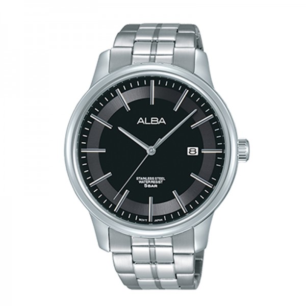 Alba AS9D17X1 Silver Black Man